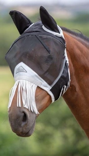 Shires Fine Mesh Earless Fly Mask 